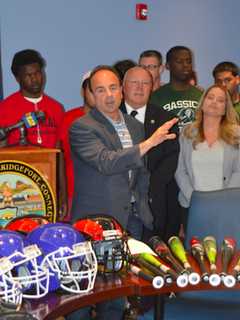 Batter Up! Bridgeport Donates Sports Equipment To Coaches, Players
