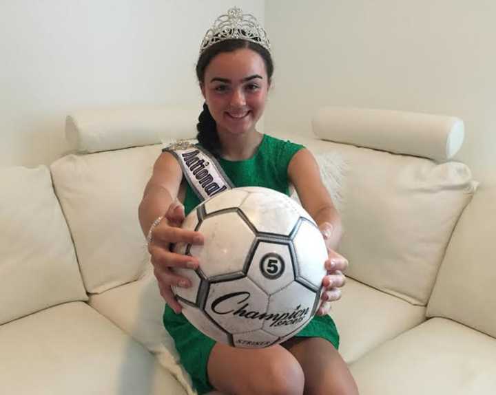 Life&#x27;s a ball for Izabela Hasandjekic, Miss Cliffside Park.