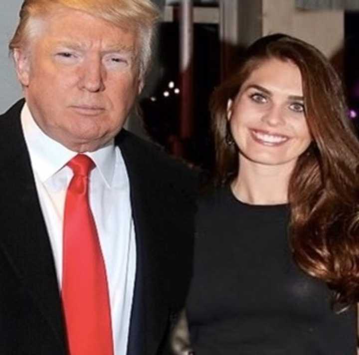 Hope Hicks, right, a 2006 graduate of Greenwich High School, is the press secretary for Donald Trump, the presumptive Republican nominee for President.