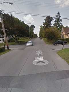 Car Crashes Into House In Poughkeepsie