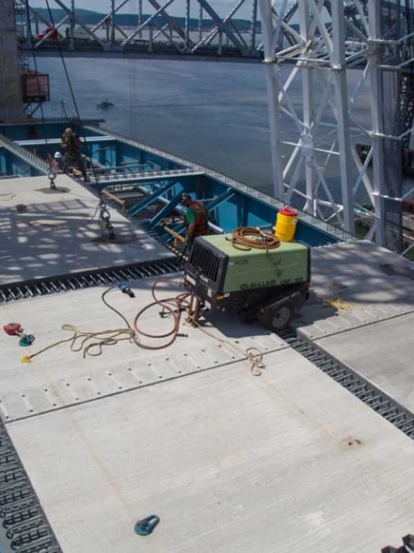 Work On New Tappan Zee Bridge Main Span Underway