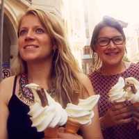 <p>Uber riders can tap into some free ice cream Friday through the company&#x27;s app.</p>