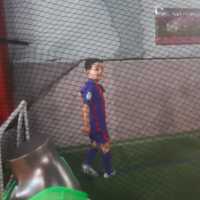 <p>In one corner of the store, the Vazquez&#x27; built a 20-foot-by-10-foot soccer field for children to play soccer in while their parents shop.</p>