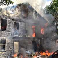 <p>A look at the fire on 12 Lexington Avenue in the City of Poughkeepsie.</p>