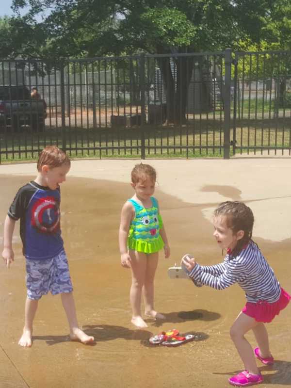As The Temps Heat Up, Danbury Kids Cool Off At Rogers Park Sprayscape