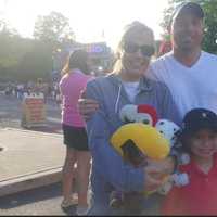 <p>Shannon and Jim Lombardo of Easton with their 7-year-old son Evan. They also have a 6-year-old son Nico. The kids are having fun at the 75th annual Easton Fireman&#x27;s Carnival.</p>