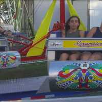 <p>Kids have a blast on the rides at the Easton Fireman&#x27;s Carnival on Tuesday night.</p>