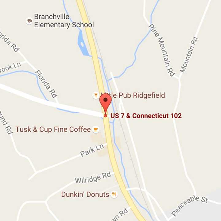 Utility work is underway on Route 7 in the Branchville area.