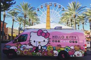 Hello Kitty Cafe Truck Rolls Into Stamford