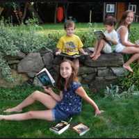 <p>The Simmons kids of Danbury: Alexandra, 11; Molly, 9; Jonathan, 6; and Benjamin, 3. Not pictured: Daniel, 16 and Andrew, 14</p>