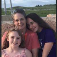 <p>Danbury teacher Laura Schechter, with her two children, Erin, 11, and Sarah, 16 shares back-to-school advice</p>