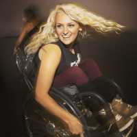 <p>Ali Stroker of Ridgewood dances in her wheelchair.</p>