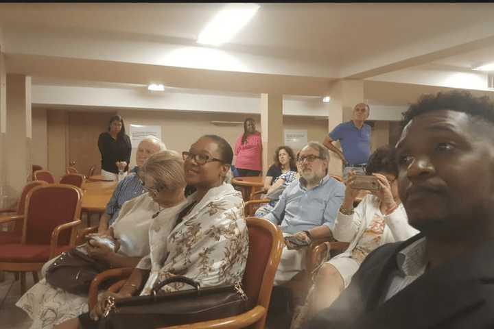 Murphy Takes Break From Walk To Discuss Wages, Guns At Bridgeport Church