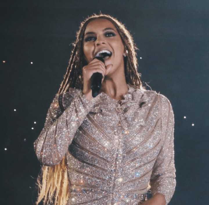 Beyoncé performs on her Formation World Tour in London.