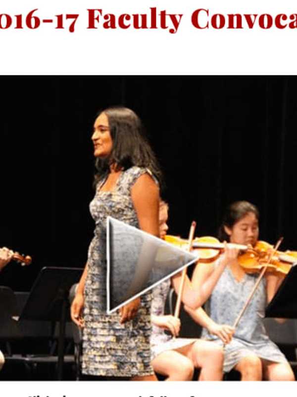 Puccini Aria Among Highlights At Scarsdale HS Teacher Assembly