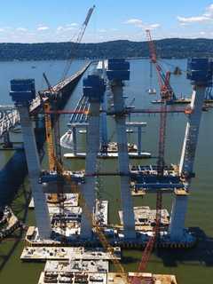 Blue Boxes Atop New TZ Bridge Towers Coming Down