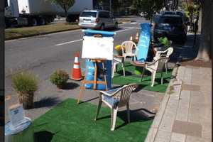 Artists Turning Parking Spaces Into Art Spaces On Danbury's Main Street