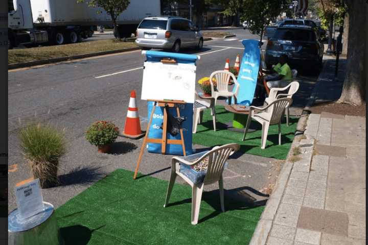 Artists Turning Parking Spaces Into Art Spaces On Danbury's Main Street