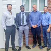 <p>The HelpGrowCT team, from left, Chris Sacchinelli, Bruno Chima, Scott Merritt, Paul DiPrato and Matt Drovin</p>