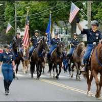 <p>The Second Company Governor&#x27;s Horse Guard joins the fun every year at the Labor Day parade in Newtown.</p>