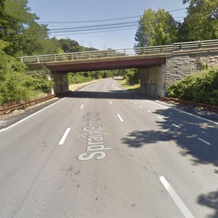 The Sprain Brook Parkway near Tuckahoe Road In Yonkers.