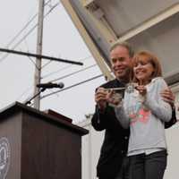 <p>County Executive Ed Day presented Grace VanderWaal with the Key to Rockland County.</p>