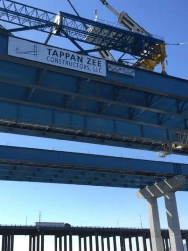 Headed West? Last Girder Toward Rockland On New NY Bridge Now In Place