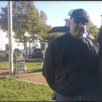 <p>Bethel residents Tulio Belardinelli and Lisa Taylor</p>