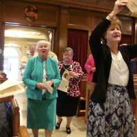 <p>The golden jubilee liturgy held for Dominican Sisters Dorothy Maxwell and Carol Carullo.</p>