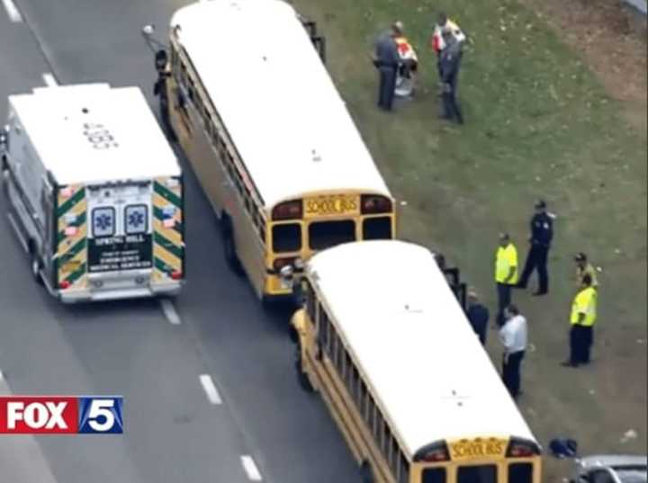 All of the 40 students treated following a school bus accident on Monday have been released from the hospital.