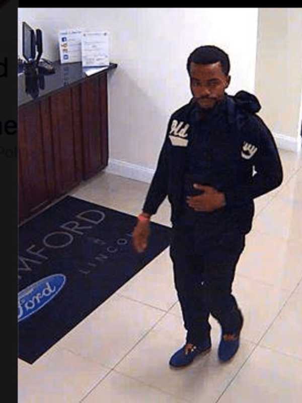 Stamford Police Seek Help In Finding Man Who Stole Car From Dealership