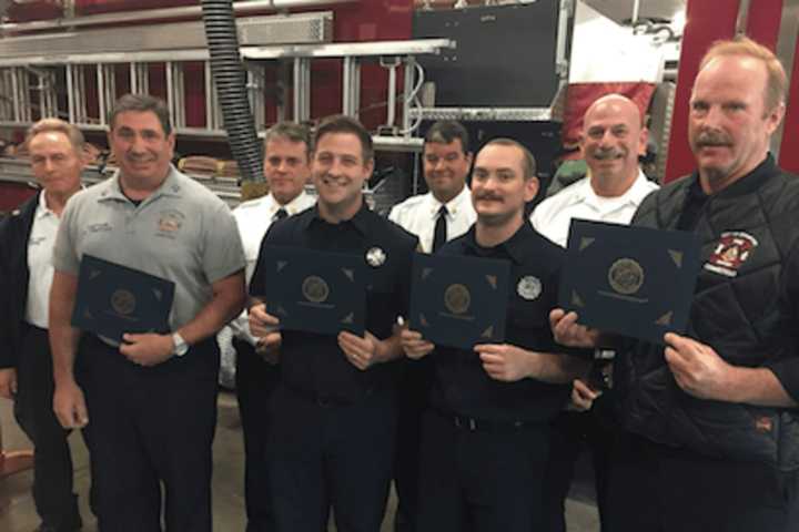 Stamford Firefighters Honored For Lifesaving Work On Call