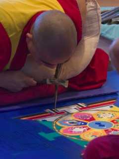 Tibetan Buddhist Monks Teach Peace, Unity At Redding Library Program