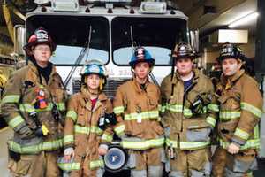 Firefighters Extinguish Fire At Trumbull House