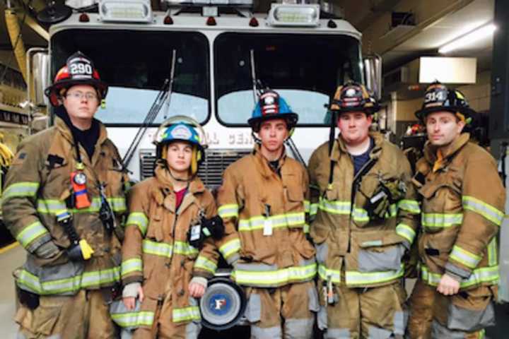 Firefighters Extinguish Fire At Trumbull House