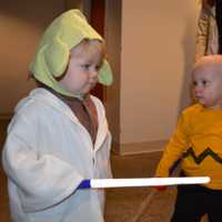 <p>Yoda and Charlie Brown, best buddies who met when they were seven months old at a playground, who both share the name William</p>