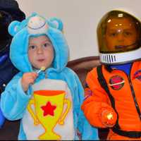 <p>Timothy Syomichev, 3 1/2 of Westport is a Care Bear and Wyatt Flood, 4, of Norwalk is an astronaut</p>