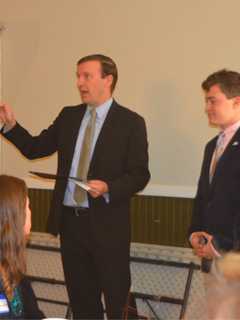 At Danbury Breakfast, Murphy Reflects On Trump Win, Honors Military Members