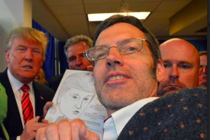 Darien Caricature Artist Finds Inspiration In Presidential Politics