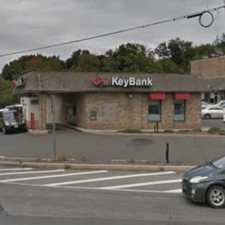 KeyBank on Route 303 was robbed at gunpoint.