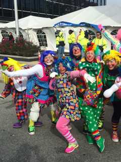 Crowd Finds Silver Lining In Stamford Parade Even Without Balloons