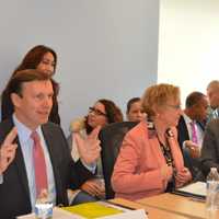 <p>U.S. Sen. Chris Murphy, D-Conn., crosses his fingers in hopes a sweeping mental healthcare bill he co-authored will be passed in the coming weeks.</p>