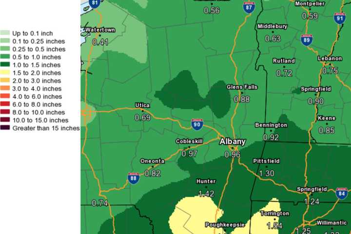 Heavy Rain, Storms Headed To Dutchess