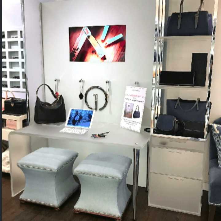 Customers can design their own handbag At Walin &amp; Wolff In New Canaan.