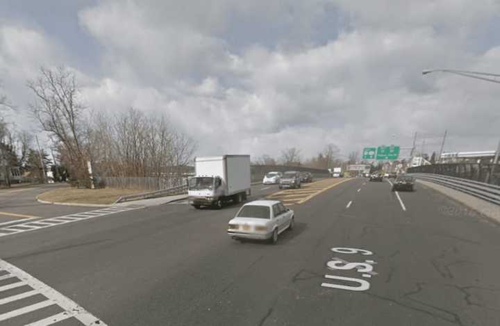 The area of Route 9 in Tarrytown where the crash occurred.