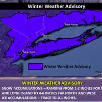 <p>A Winter Weather Advisory takes effect at midnight and lasts until Saturday afternoon.</p>