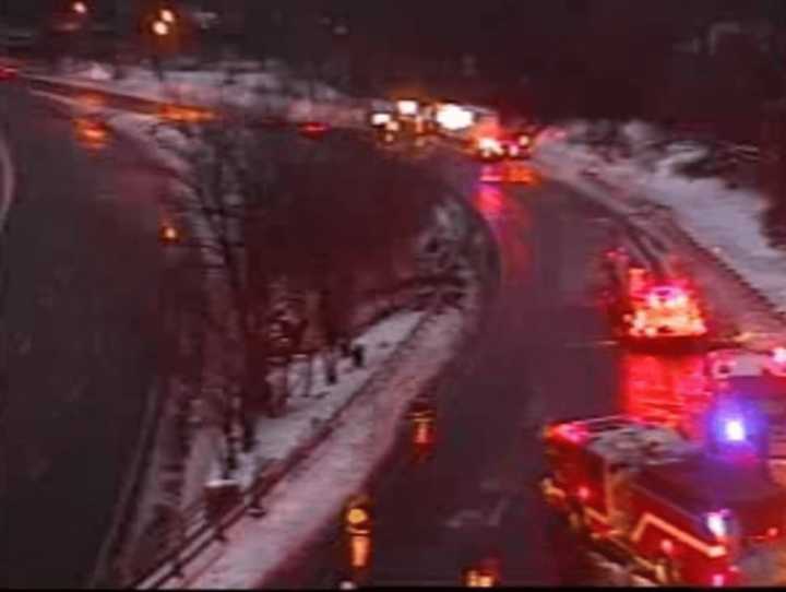 The closure at the I-287 eastbound ramp to I-95.