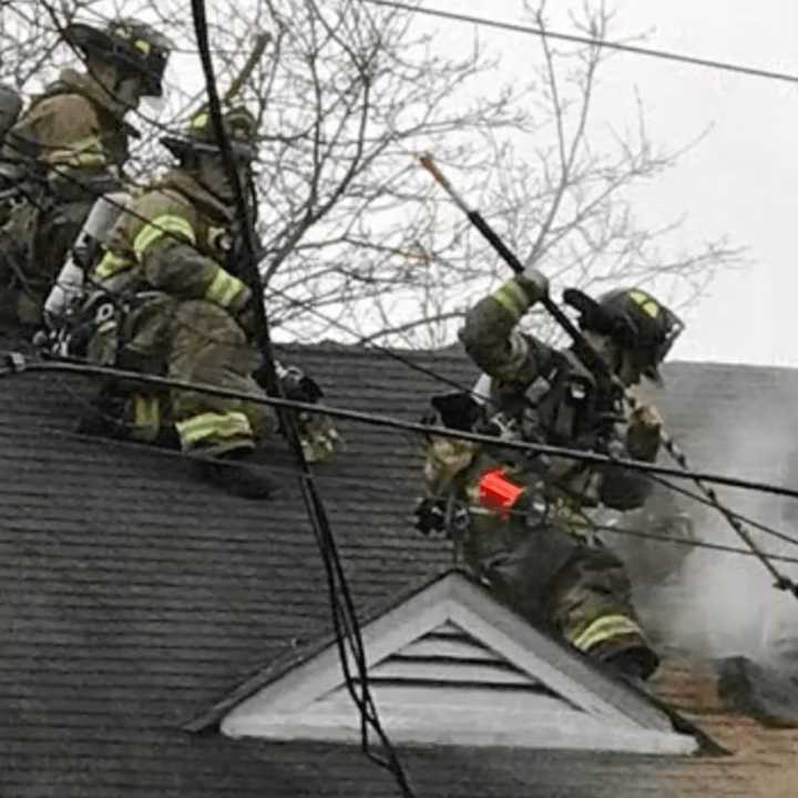 Rutherford firefighters were assisted by Wallington, Lyndhurst and East Rutherford in battling an apartment complex fire on Wednesday.