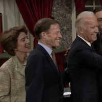 <p>Joe Biden takes a selfie with U.S. Sen. Richard Blumenthal, his wife and two of his children, Claire and David.</p>