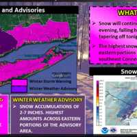 <p>Winter Weather Advisories are now in effect for Northern Westchester, Putnam and Rockland. Earlier, an advisory was issued for Southern Westchester.</p>